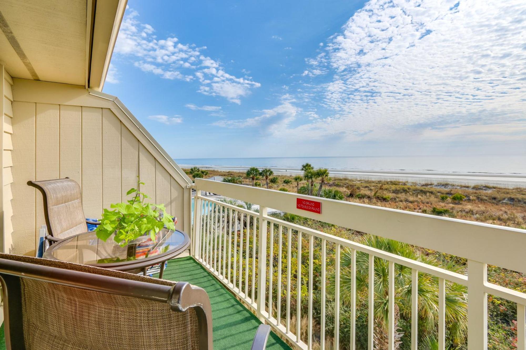 힐튼 헤드 아일랜드 Breakers Oceanfront Getaway With Amazing View And Pool 빌라 외부 사진